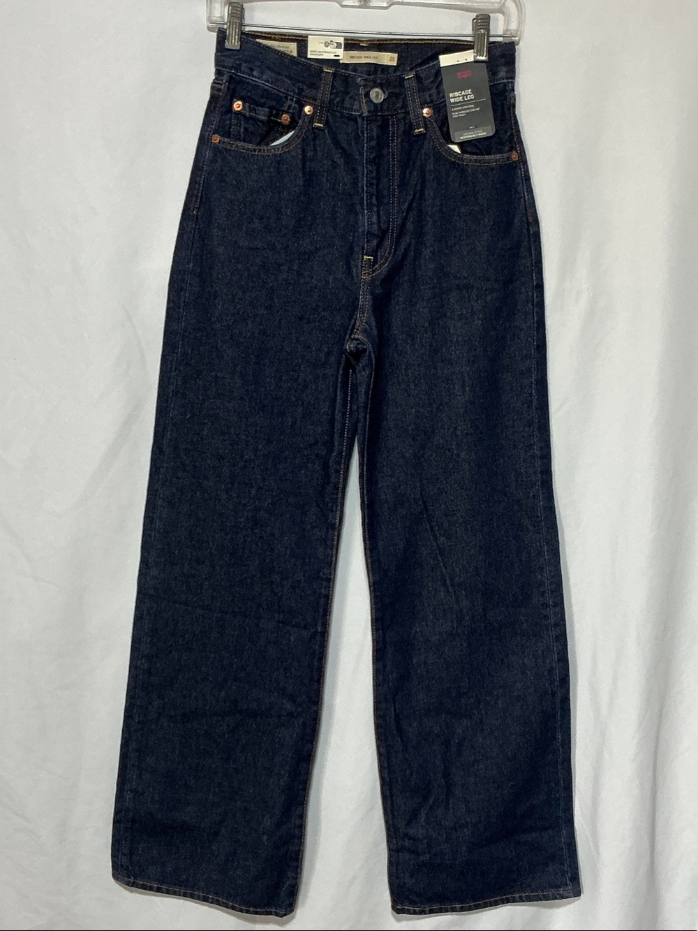 Levi's NWT Women’s Ribcage Wide Leg Jeans Sz 25